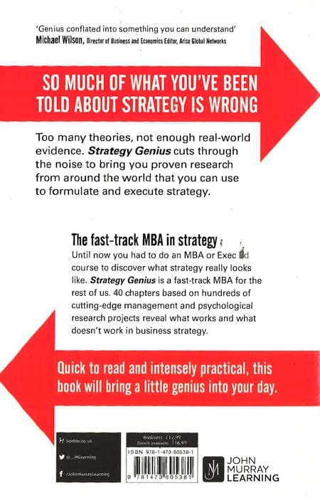 Strategy Genius: 40 Insights From The Science Of Strategic Thinking