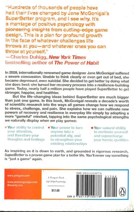 Superbetter: The Power Of Living Gamefully