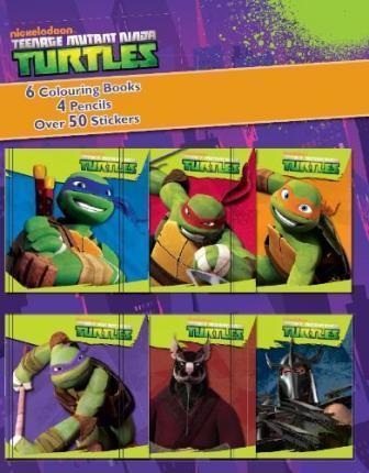 Teenage Mutant Ninja Turtles Mini Colouring Books And Pencil