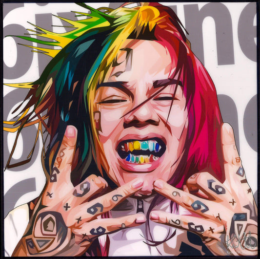 Tekashi69 (NEW DESIGN),(10X10) POP ART