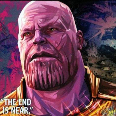 Thanos Ver.2_The End Is Near Pop Art (10X10)