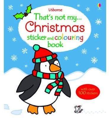 That's Not My Christmas Sticker and Colouring Book