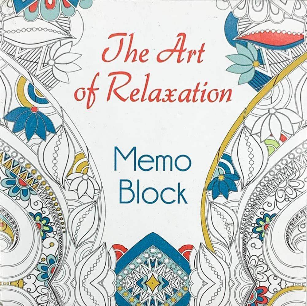 THE ART OF RELAXATION MEMO BLOCK