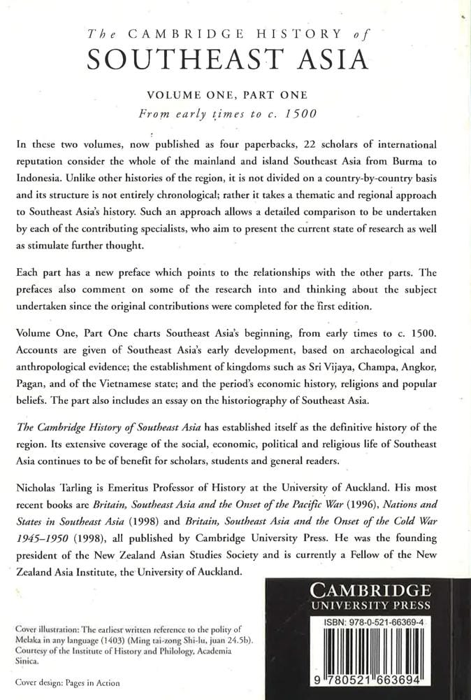 The Cambridge History of Southeast Asia
