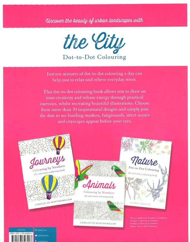 The City: Dot To Dot Colouring