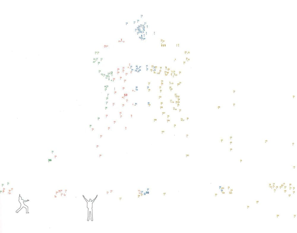 The City: Dot To Dot Colouring