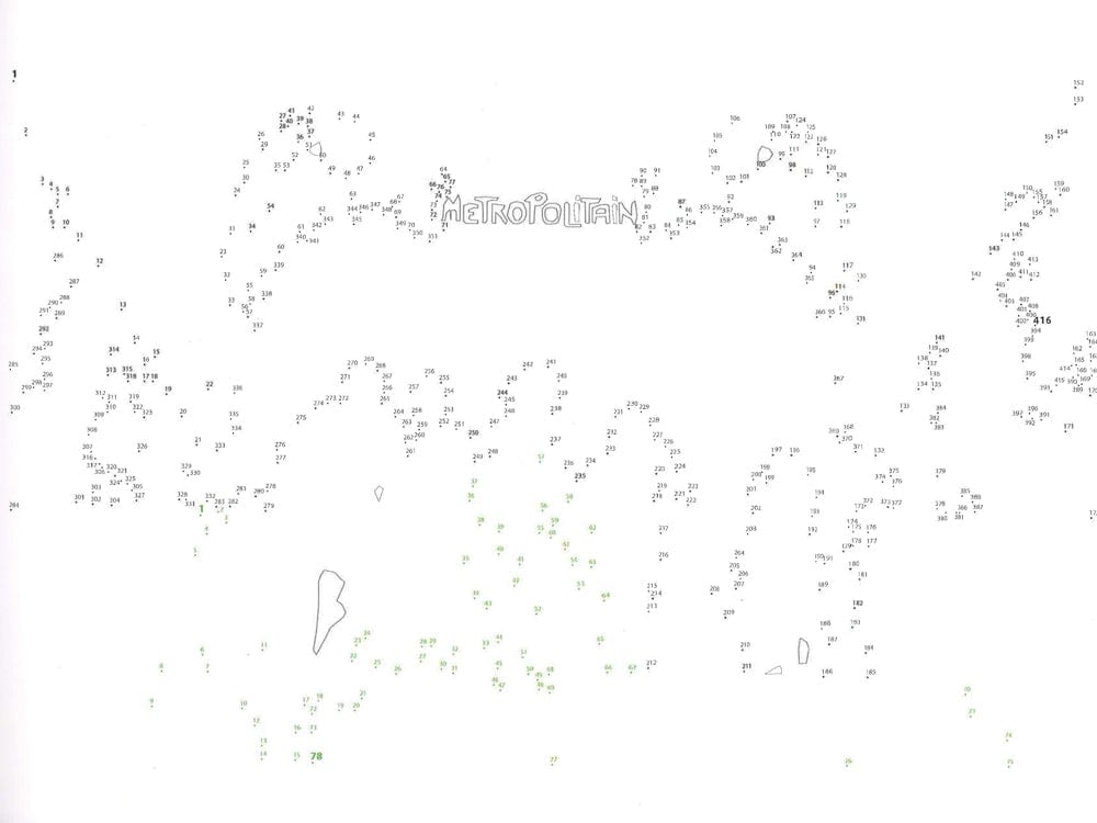 The City: Dot To Dot Colouring