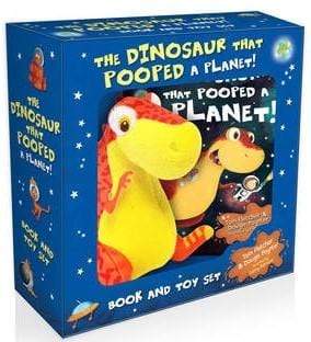 The Dinosaur that Pooped A Planet ! Boxset (Book and Toy Set)