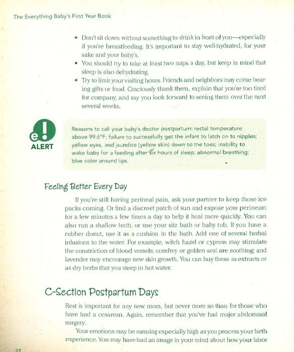 The "Everything" Baby's First Year Book: The Advice You Need To Get You And Baby Through The First Twelve Months