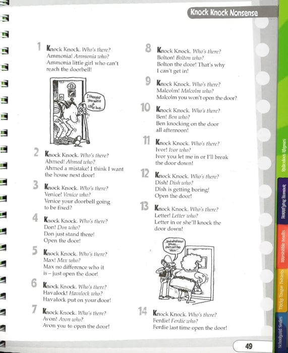 The Giant Book Of Jokes Binder