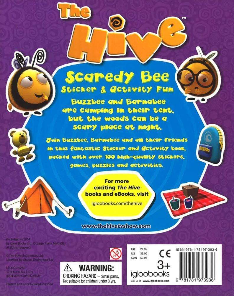 The Hive Sticker Book: Scaredy Bee