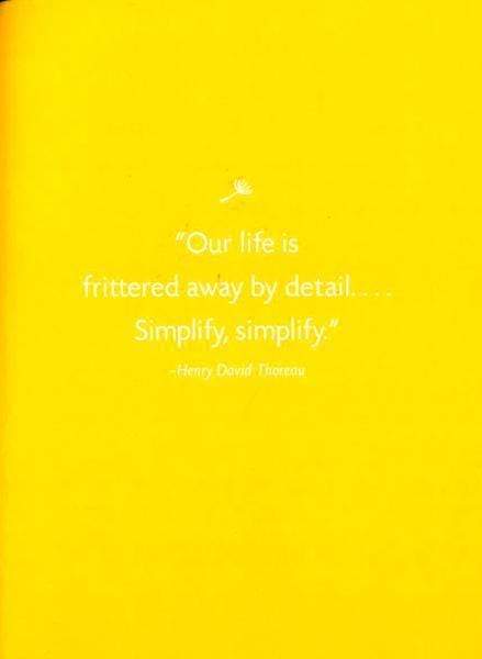 The Joy Of Less Journal: Clear Your Inner Clutter