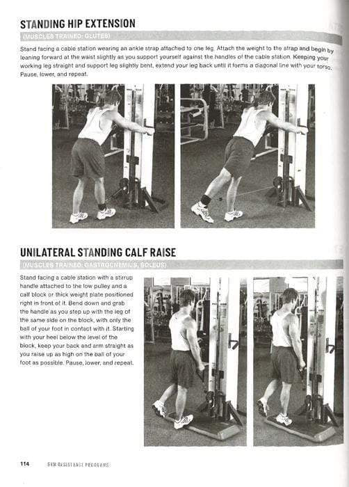 The Men's Health Gym Bible Paperback Book - Hundreds Of Weightlifting & Cardio Exercises (2006)