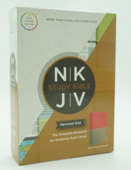 The Nkjv Study Bible, Personal Size, Leathersoft, Brown, Red Letter, Full-Color Edition: Full-Color Edition