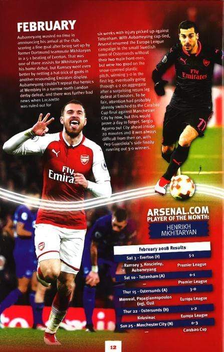 The Official Arsenal Annual 2019