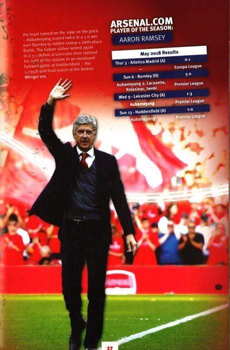 The Official Arsenal Annual 2019