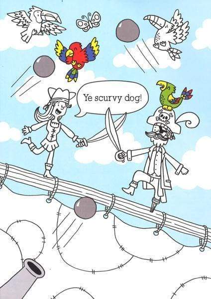 The Pirate Colouring Book