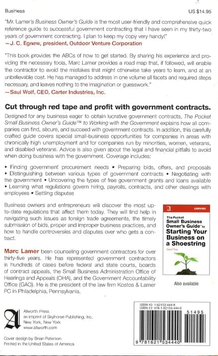 The Pocket Small Business Owner's Guide To Working With The Government