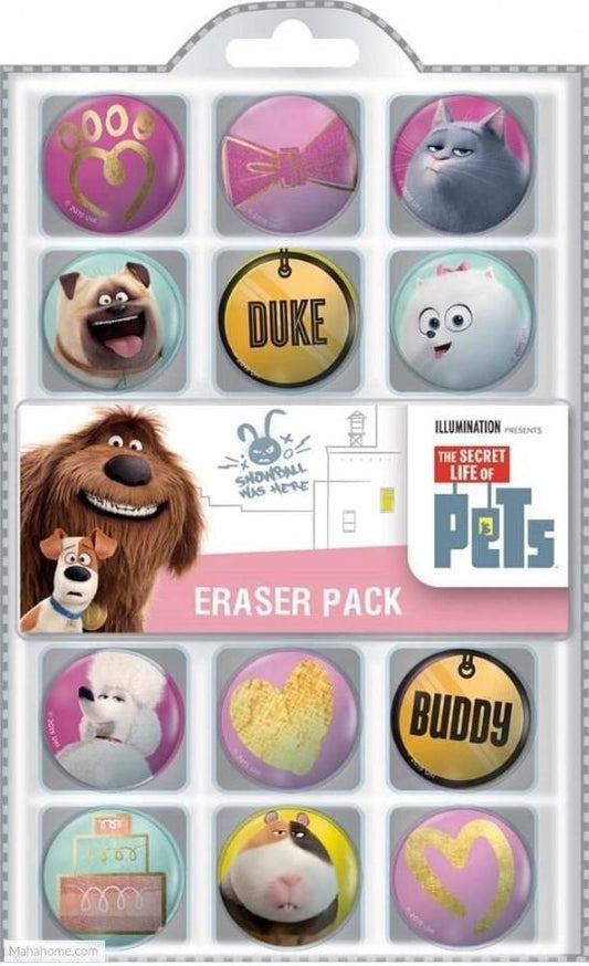 The Secret Life Of Pets - Eraser Pack