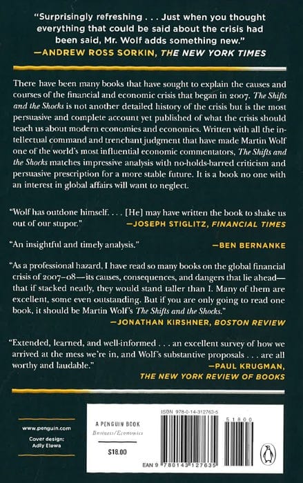 The Shifts And The Shocks: What We'Ve Learned--And Have Still To Learn--From The Financial Crisis