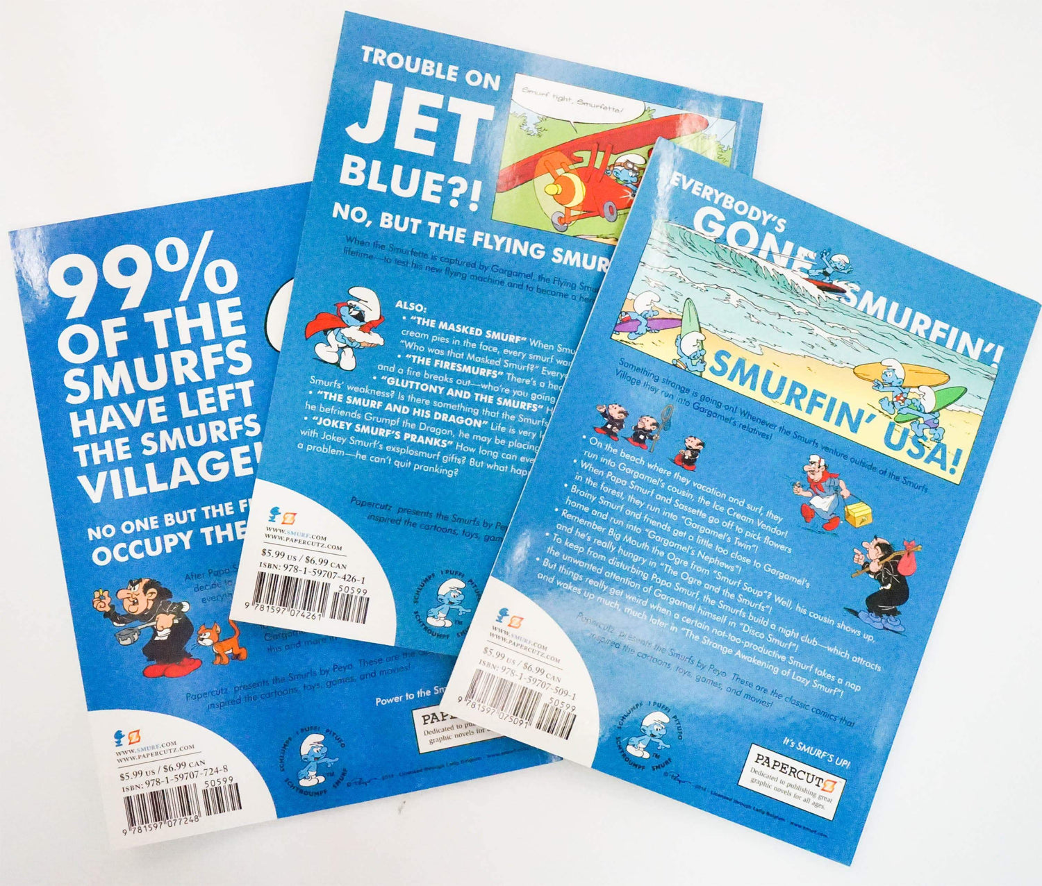 The Smurfs Graphic Novels Boxed Set: Vol. #16-18