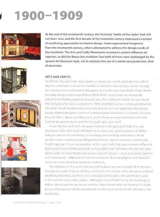 The Twentieth Century Interiors Sourcebook (Hb)