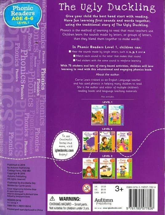 The Ugly Duckling - Phonic Readers Age 4-6 Level 1