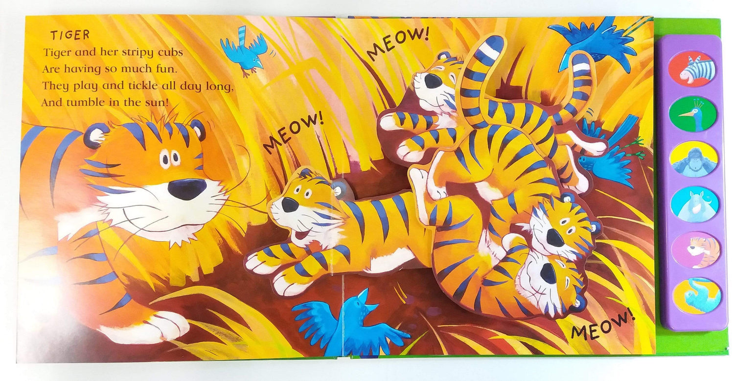 The Very Ticklish Tiger - Amazing Pop-Up with 6 Sounds