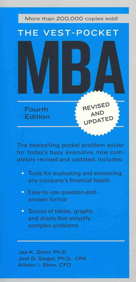 The Vest Pocket Mba: Fourth Edition