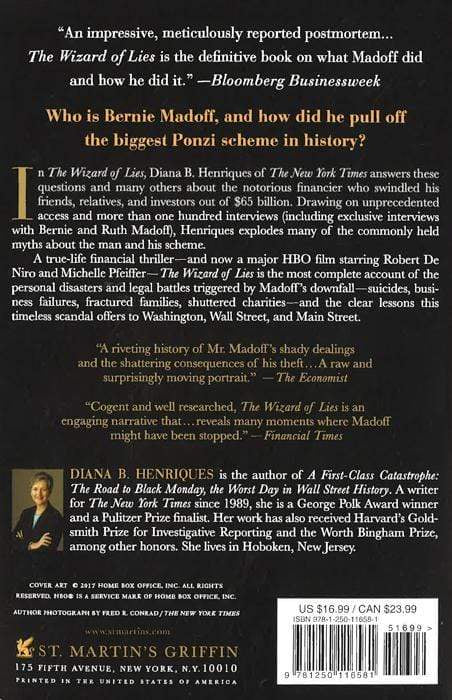 The Wizard Of Lies: Bernie Madoff And The Death Of Trust