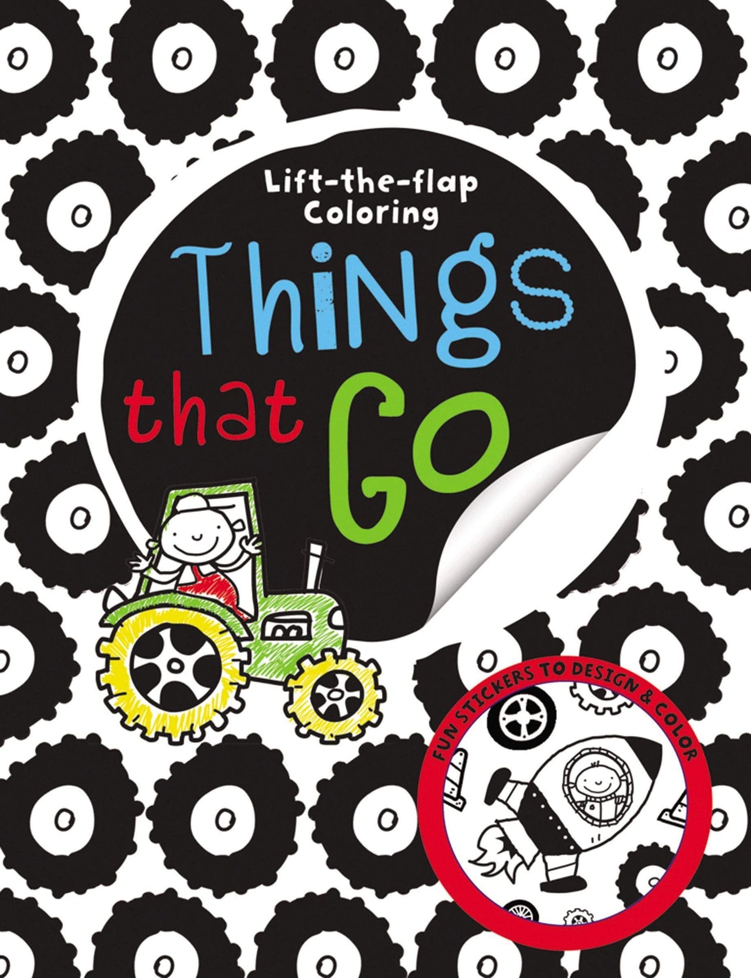 Things That Go (Lift-The-Flap Coloring)