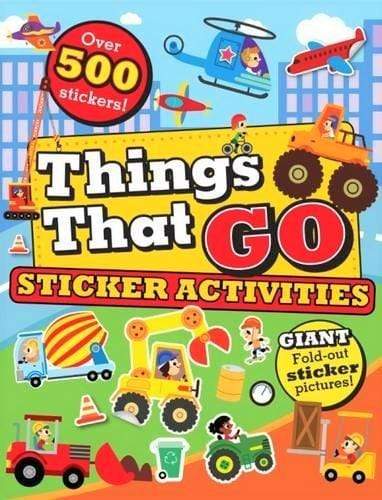 Things That Go Sticker Activities
