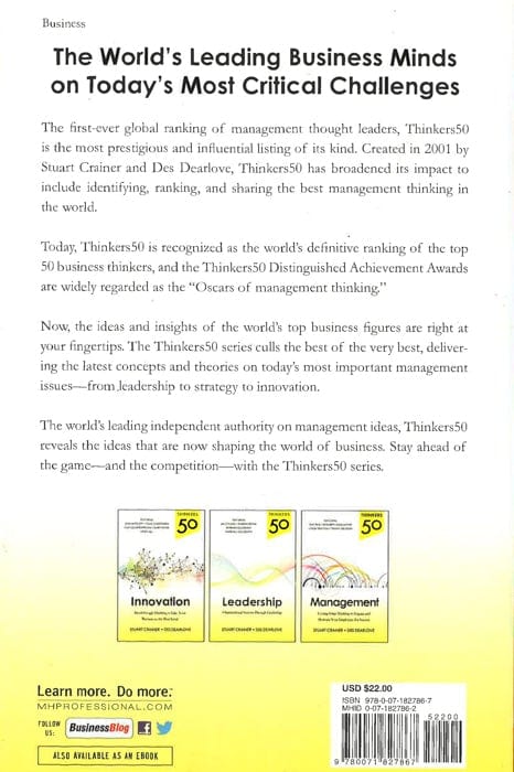 Thinkers 50 Strategy: The Art And Science Of Strategy Creation And Execution