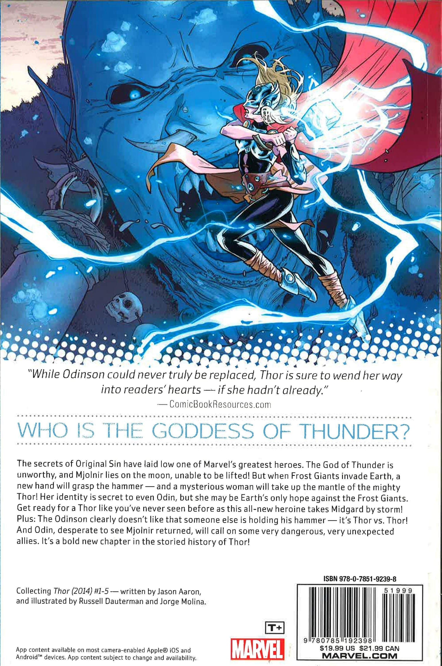 Thor 1 Goddess Of Thunder
