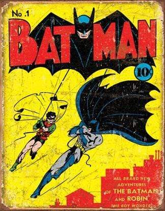 Tin Sign: Batman No. 1 Cover (40.50 CM X 31.50 CM)