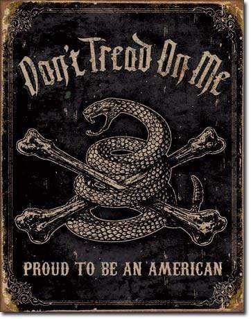 Tin Sign: Dtom Proud American (40.50 CM X 31.50 CM)