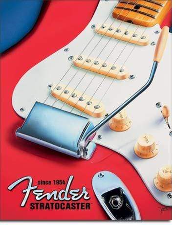 Tin Sign: Fender Strat Since 1954 (40.50 CM X 31.50 CM)