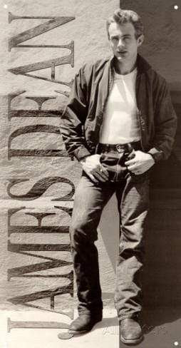 Tin Sign: James Dean - Rebel (40.50 CM X 21.50 CM)