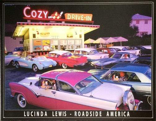 Tin Sign: Lewis Cozy Drive In (40.50 CM X 31.50 CM)