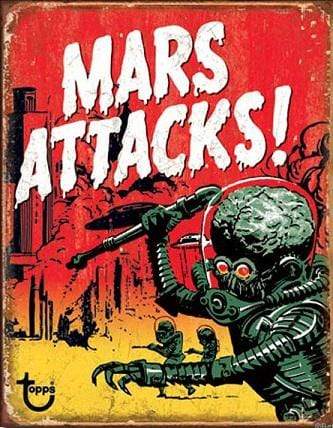Tin Sign: Mars Attacks (40.50 CM X 31.50 CM)