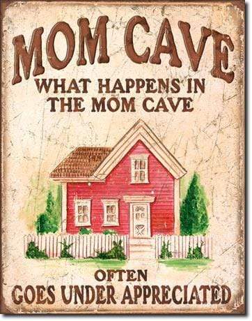 Tin Sign: Mom Cave - Under Appreciated (40.50 CM X 31.50 CM)