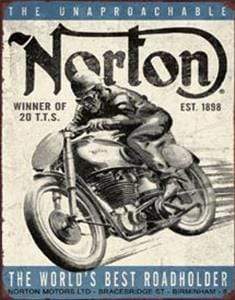 Tin Sign: Norton Winner (40.50 cm X 31.50 cm)