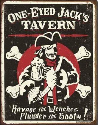 Tin Sign: Schoenberg One Eyed Jacks (40.50 CM X 31.50 CM)