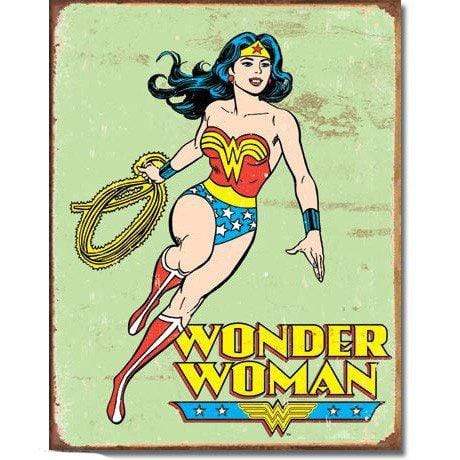 Tin Sign: Wonder Woman Retro (40.50 CM X 31.50 CM)