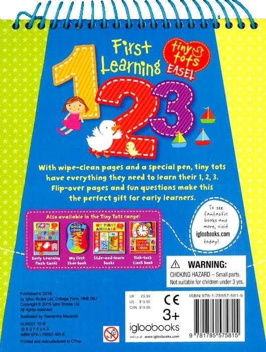 TINY TOTS EASELS: ASD01 - RW: FIRST NUMBERS