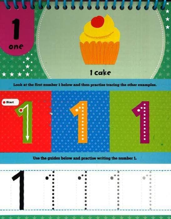 TINY TOTS EASELS: ASD01 - RW: FIRST NUMBERS