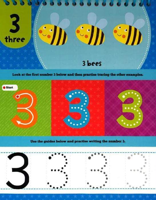 TINY TOTS EASELS: ASD01 - RW: FIRST NUMBERS