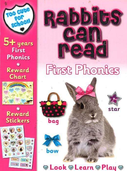 Too Cute For School - Rabbits Can Read