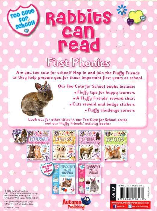 Too Cute For School - Rabbits Can Read
