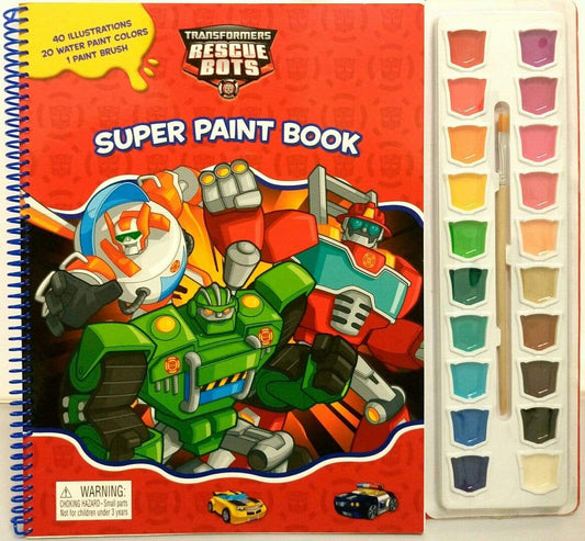 Transformers Rescue Bots: Super Paint Book